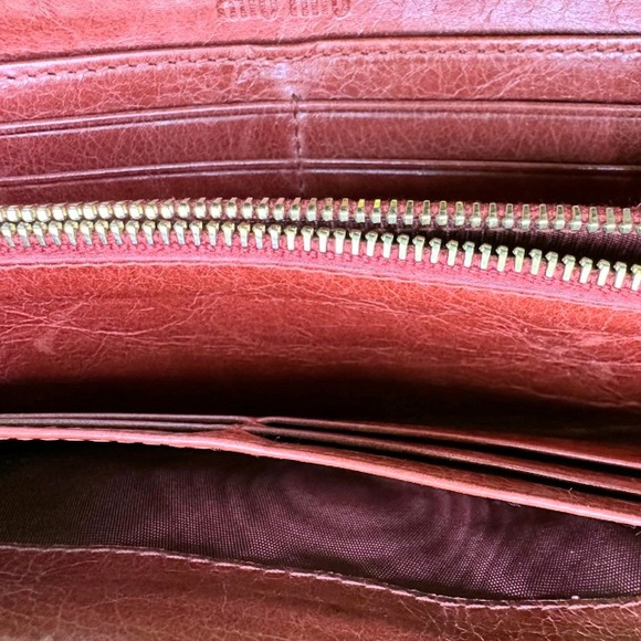 Miu Miu Materasse Leather Zip Wallet Luxury Authentic - Picture 12 of 12